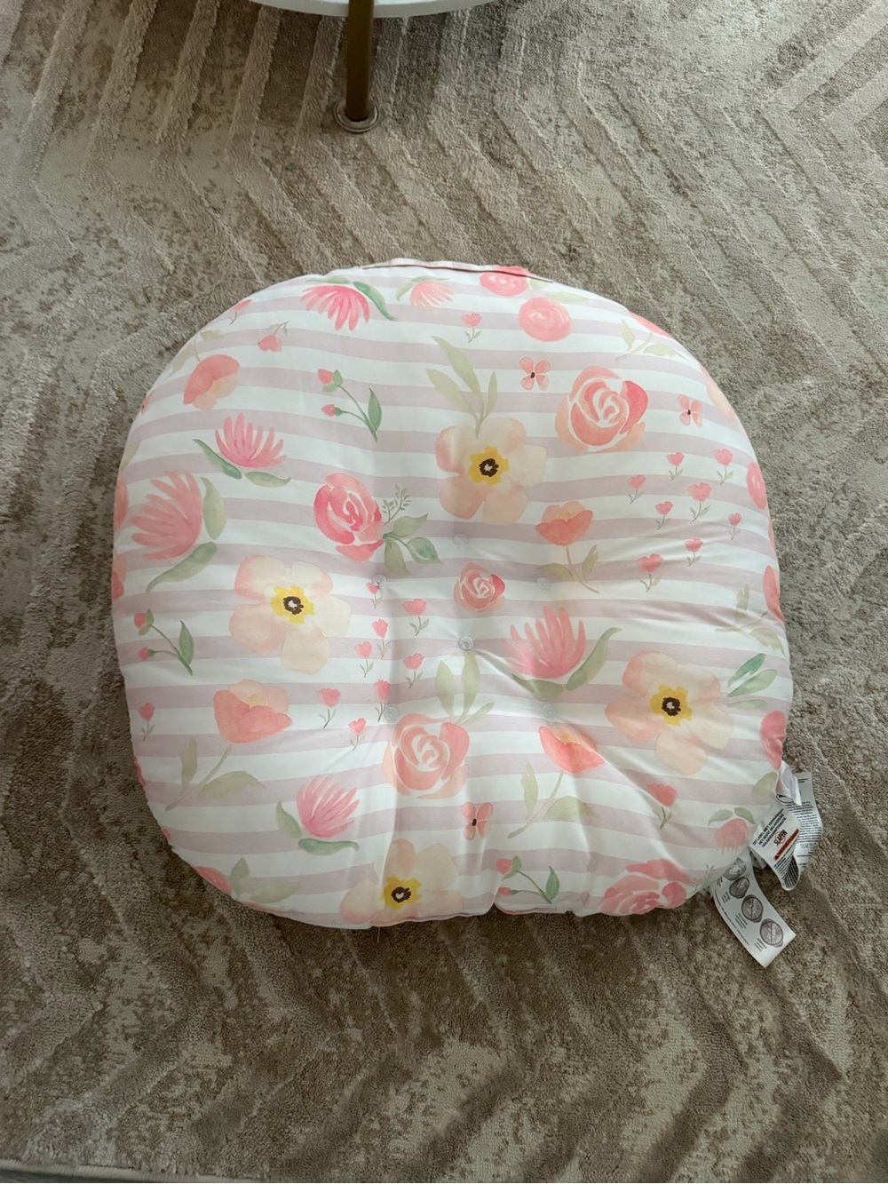Floral Pink Nursery Pillow - Kids Accessories